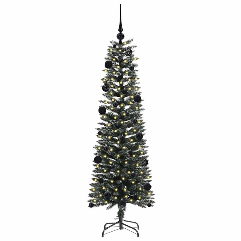 Chargez l'image dans la visionneuse de la galerie, Vidaxl kunstkerstboom met 150 led groen 150 cm pvc en plastic en staal
