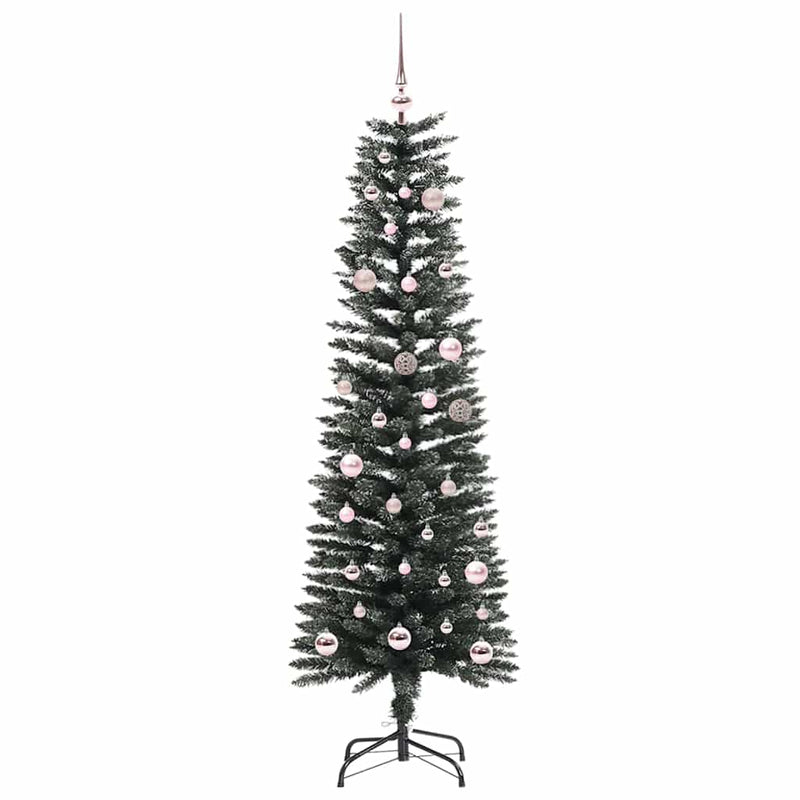 Chargez l'image dans la visionneuse de la galerie, Vidaxl kunstkerstboom met 150 led groen 150 cm pvc en plastic en staal
