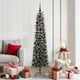 Vidaxl kunstkerstboom met 300 led groen 180 cm pvc en plastic en staal