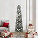 Vidaxl kunstkerstboom met 300 led groen 210 cm pvc en plastic en staal