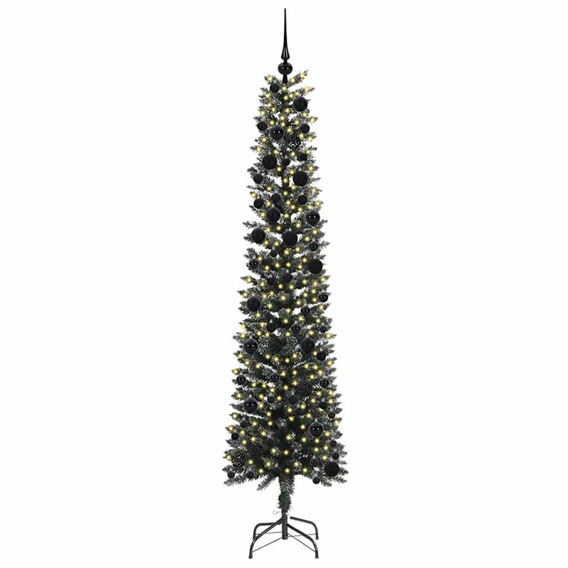 Chargez l'image dans la visionneuse de la galerie, Vidaxl kunstkerstboom met 300 led groen 240 cm pvc en plastic en staal
