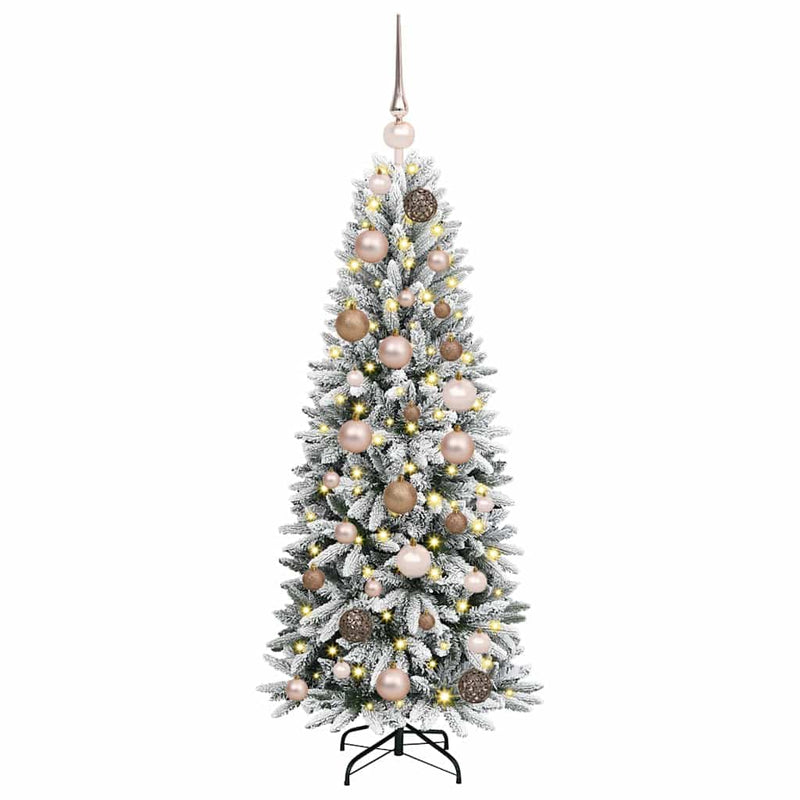 Afbeelding laden in galerijviewer, Vidaxl kunstkerstboom wit 120 cm pvc en plastic en staal en pe
