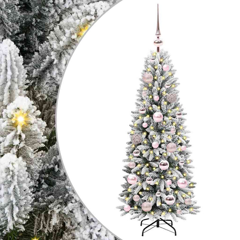 Afbeelding laden in galerijviewer, Vidaxl kunstkerstboom wit 120 cm pvc en plastic en staal en pe
