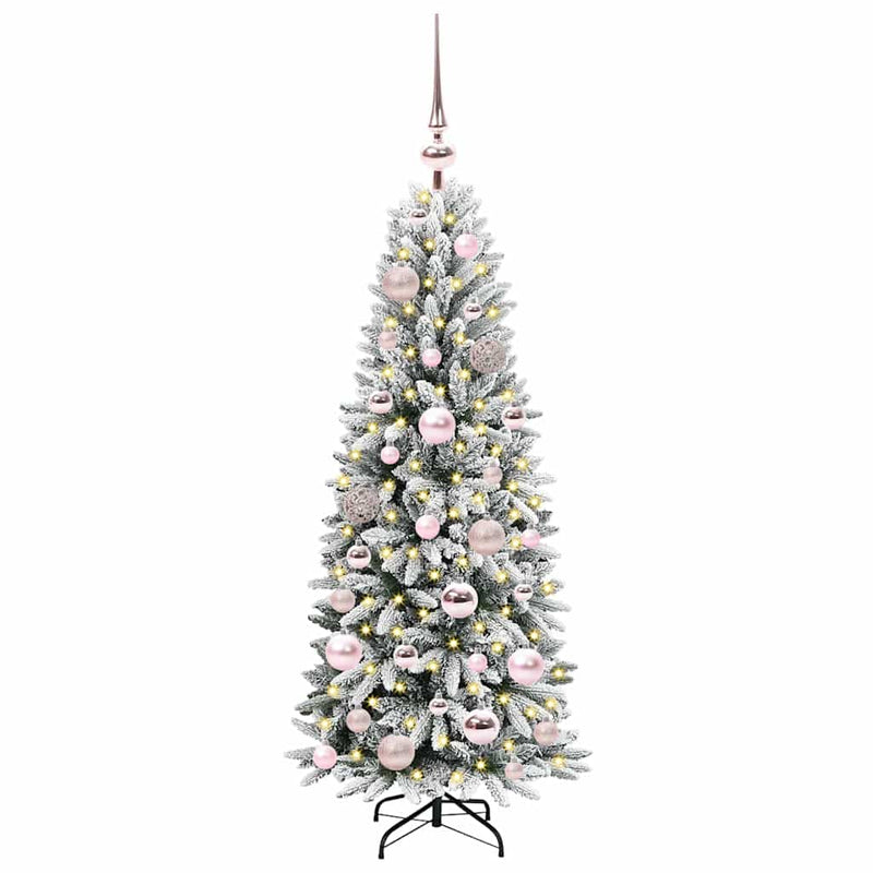 Afbeelding laden in galerijviewer, Vidaxl kunstkerstboom wit 120 cm pvc en plastic en staal en pe
