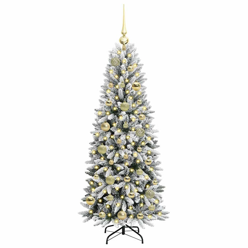 Afbeelding laden in galerijviewer, Vidaxl kunstkerstboom wit 120 cm pvc en plastic en staal en pe
