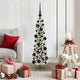 Vidaxl kunstkerstboom met 150 led wit 120 cm pvc en metaal en plastic