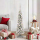Vidaxl kunstkerstboom met 150 led wit 120 cm pvc en metaal en plastic