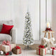 Vidaxl kunstkerstboom met 150 led wit 120 cm pvc en metaal en plastic