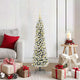 Vidaxl kunstkerstboom met 150 led wit 120 cm pvc en metaal en plastic