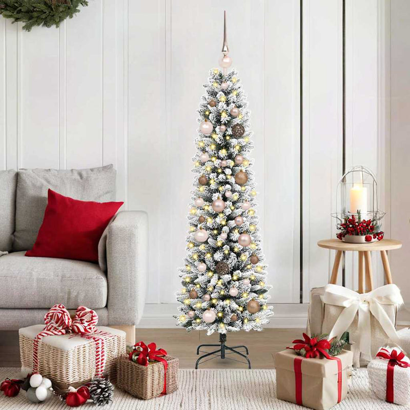 ギャラリービューアに画像をロードする, Vidaxl kunstkerstboom met 150 led wit 150 cm pvc en metaal en plastic
