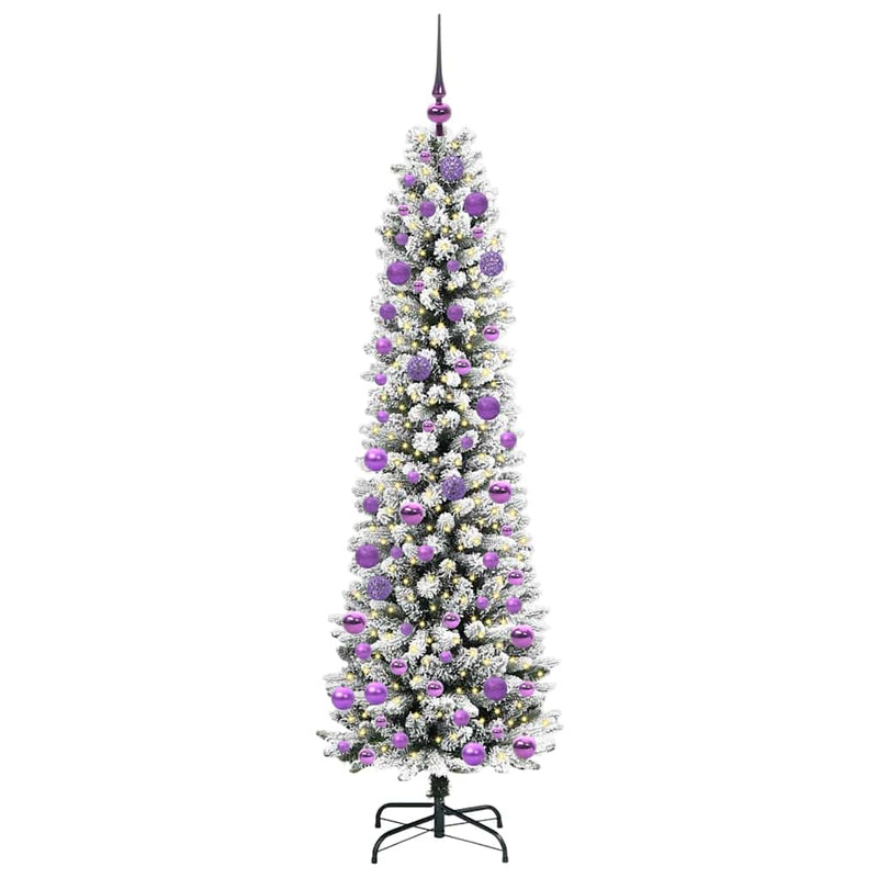 ギャラリービューアに画像をロードする, Vidaxl kunstkerstboom met 300 led wit 180 cm pvc en metaal en plastic
