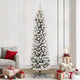 Vidaxl kunstkerstboom met 300 led wit 240 cm pvc en metaal en plastic
