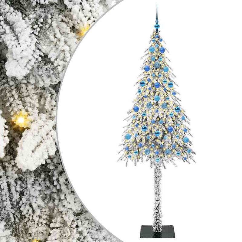 ギャラリービューアに画像をロードする, Vidaxl kerstboom met 300 led met standaard wit 210 cm pe en staal
