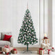 Vidaxl kunstkerstboom groen 210 cm pvc en staal en kunststof