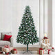 Vidaxl kunstkerstboom groen 240 cm pvc en staal en kunststof