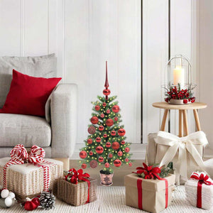 Vidaxl kerstboom met 150 led met standaard groen 65 cm pe
