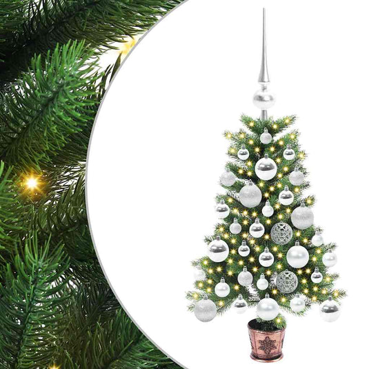 Vidaxl kerstboom met 150 led met standaard groen 65 cm pe
