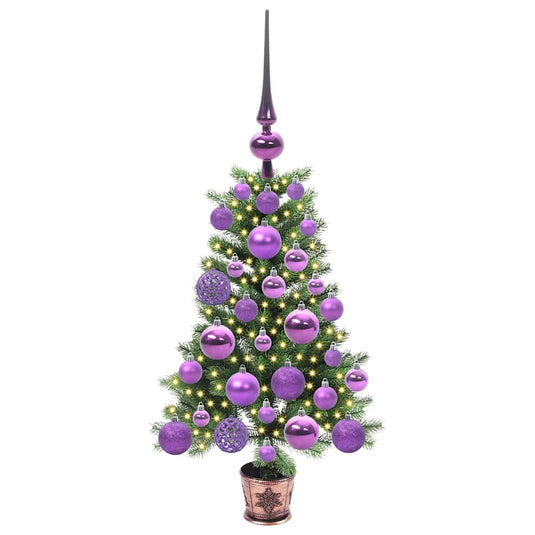 Vidaxl kerstboom met 150 led met standaard groen 65 cm pe