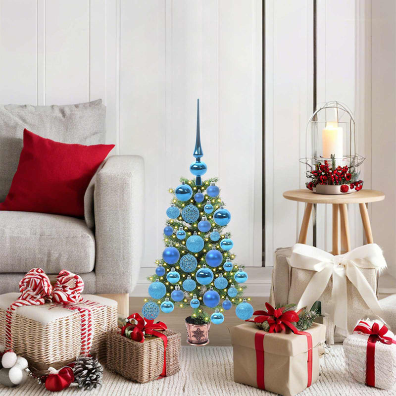 Afbeelding laden in galerijviewer, Vidaxl kerstboom met 150 led met standaard groen 65 cm pe
