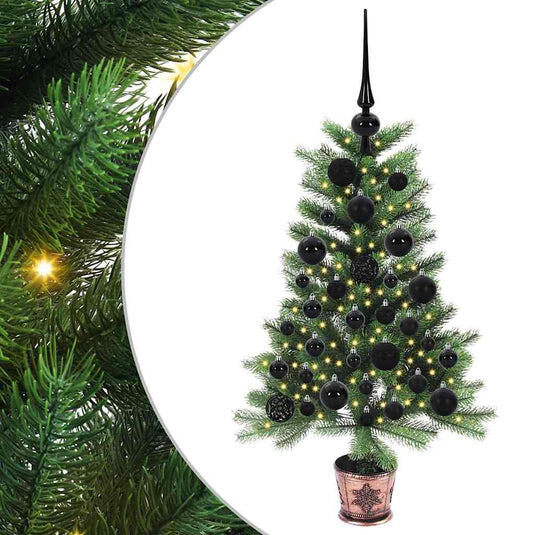 Vidaxl kerstboom met 150 led met standaard groen 90 cm pe