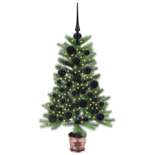 Vidaxl kerstboom met 150 led met standaard groen 90 cm pe
