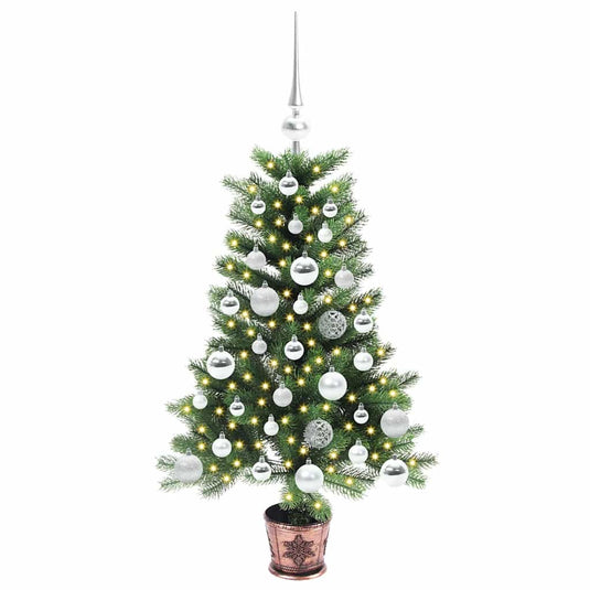 Vidaxl kerstboom met 150 led met standaard groen 90 cm pe