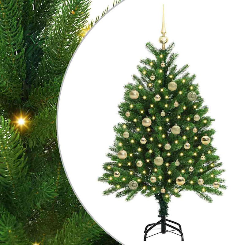 ギャラリービューアに画像をロードする, Vidaxl kerstboom met 150 led met standaard groen 120 cm pe
