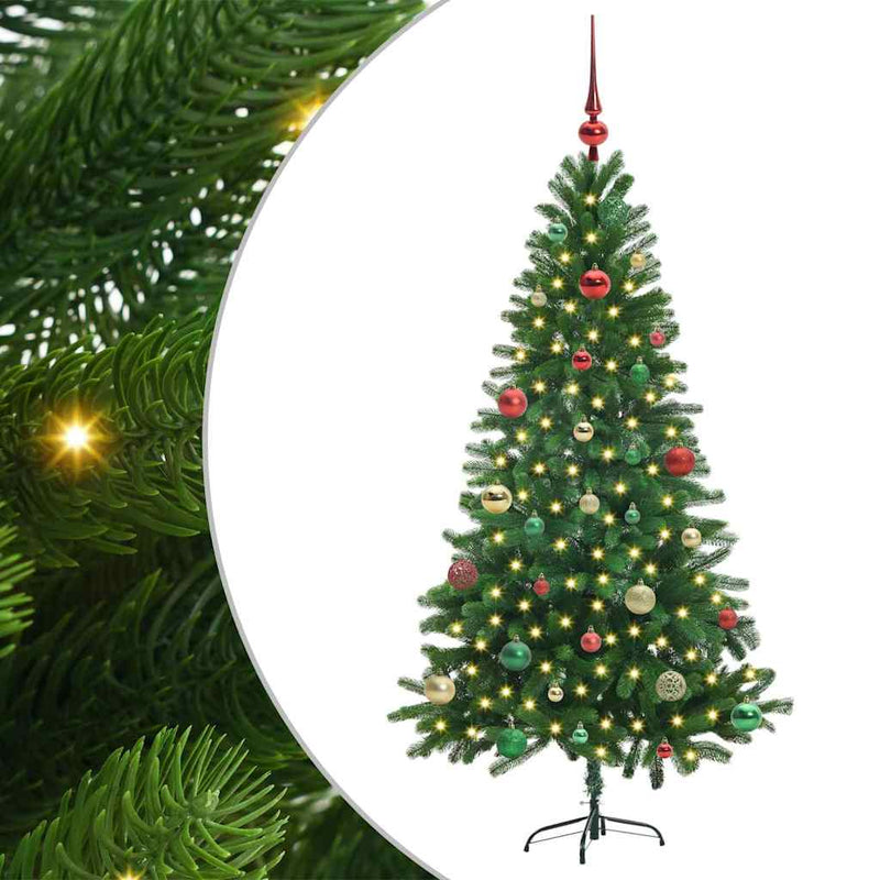 ギャラリービューアに画像をロードする, Vidaxl kerstboom met 150 led met standaard groen 150 cm pe
