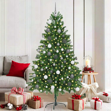 Vidaxl kerstboom met 300 led met standaard groen 180 cm pe