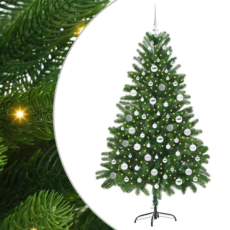 Afbeelding laden in galerijviewer, Vidaxl kerstboom met 300 led met standaard groen 180 cm pe

