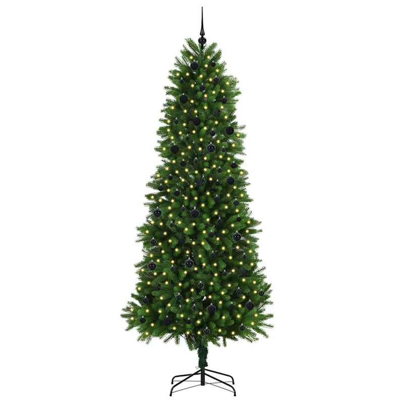 ギャラリービューアに画像をロードする, Vidaxl kerstboom met 300 led met standaard groen 240 cm pe
