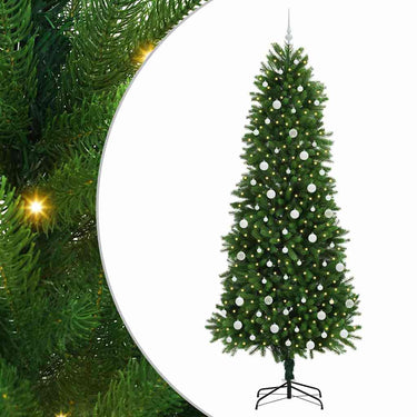 Vidaxl kerstboom met 300 led met standaard groen 240 cm pe