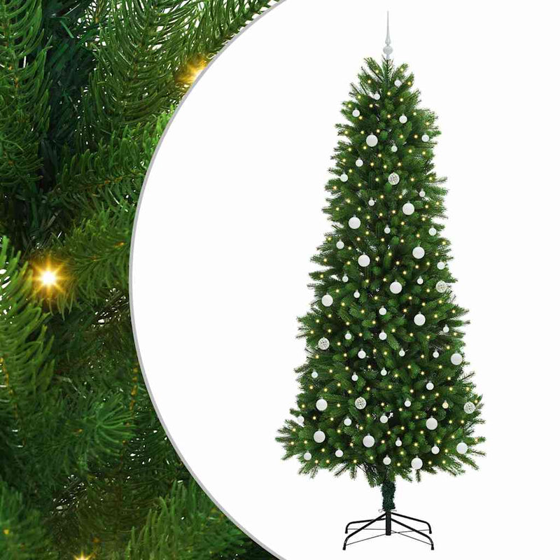 ギャラリービューアに画像をロードする, Vidaxl kerstboom met 300 led met standaard groen 240 cm pe
