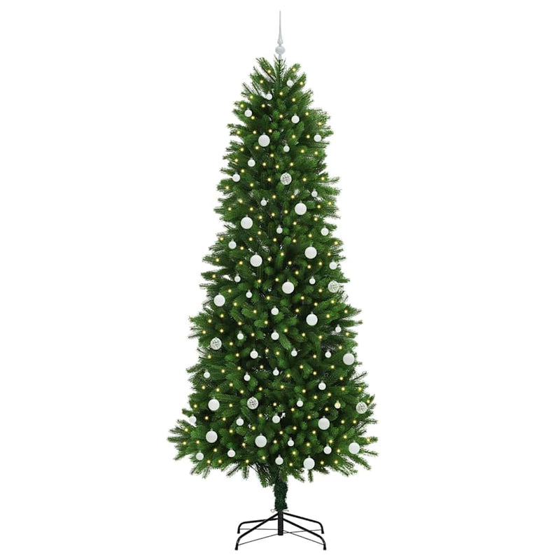 ギャラリービューアに画像をロードする, Vidaxl kerstboom met 300 led met standaard groen 240 cm pe
