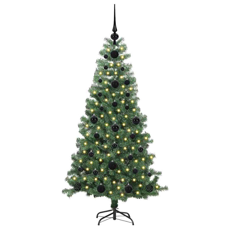 ギャラリービューアに画像をロードする, Vidaxl kerstboom met 150 led met standaard groen 120 cm pvc
