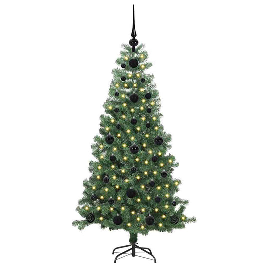 Vidaxl kerstboom met 150 led met standaard groen 120 cm pvc