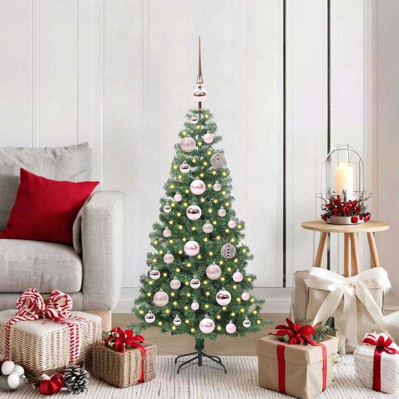 ギャラリービューアに画像をロードする, Vidaxl kerstboom met 150 led met standaard groen 120 cm pvc
