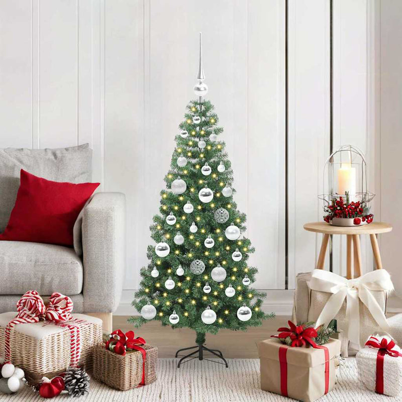 ギャラリービューアに画像をロードする, Vidaxl kerstboom met 150 led met standaard groen 120 cm pvc
