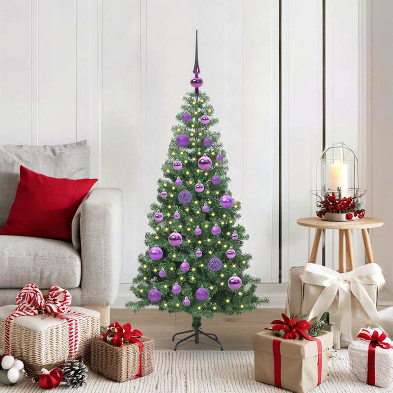 ギャラリービューアに画像をロードする, Vidaxl kerstboom met 150 led met standaard groen 120 cm pvc
