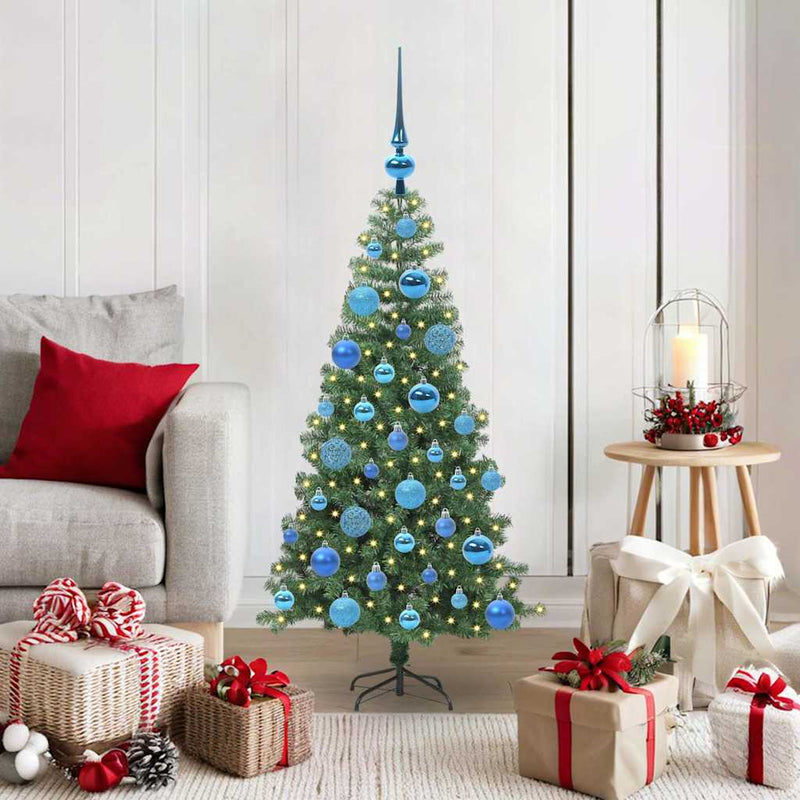 ギャラリービューアに画像をロードする, Vidaxl kerstboom met 150 led met standaard groen 120 cm pvc
