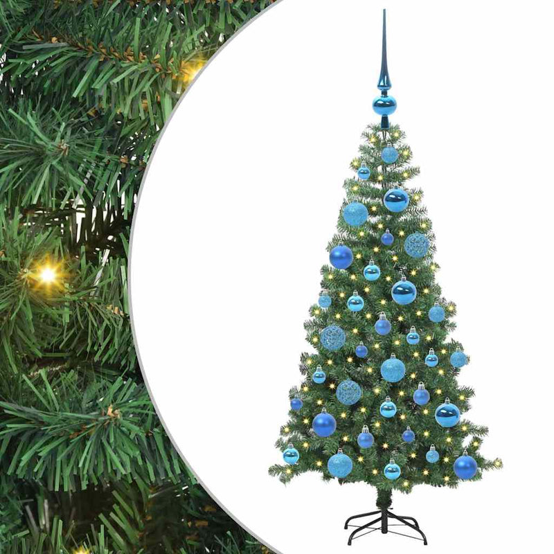 ギャラリービューアに画像をロードする, Vidaxl kerstboom met 150 led met standaard groen 120 cm pvc
