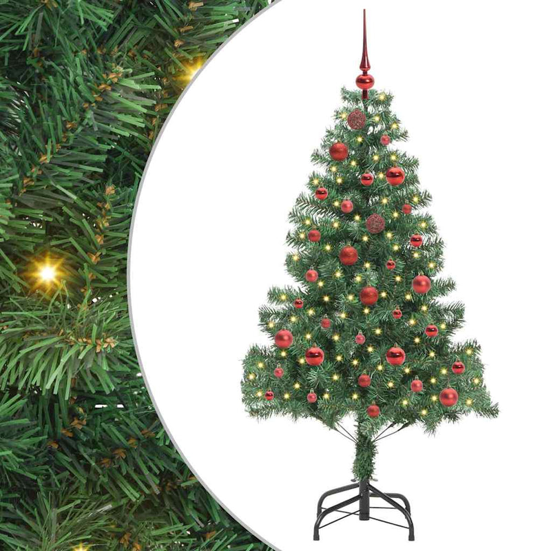 ギャラリービューアに画像をロードする, Vidaxl kerstboom met 150 led met standaard groen 150 cm pvc
