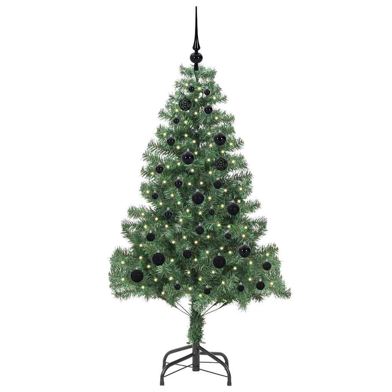 ギャラリービューアに画像をロードする, Vidaxl kerstboom met 150 led met standaard groen 150 cm pvc
