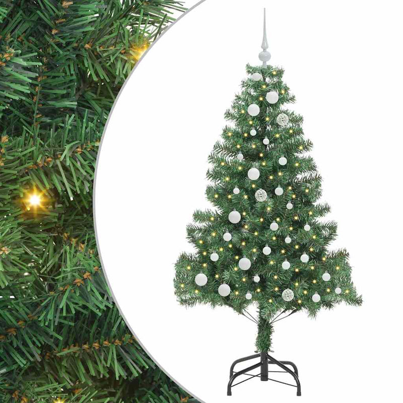 ギャラリービューアに画像をロードする, Vidaxl kerstboom met 150 led met standaard groen 150 cm pvc

