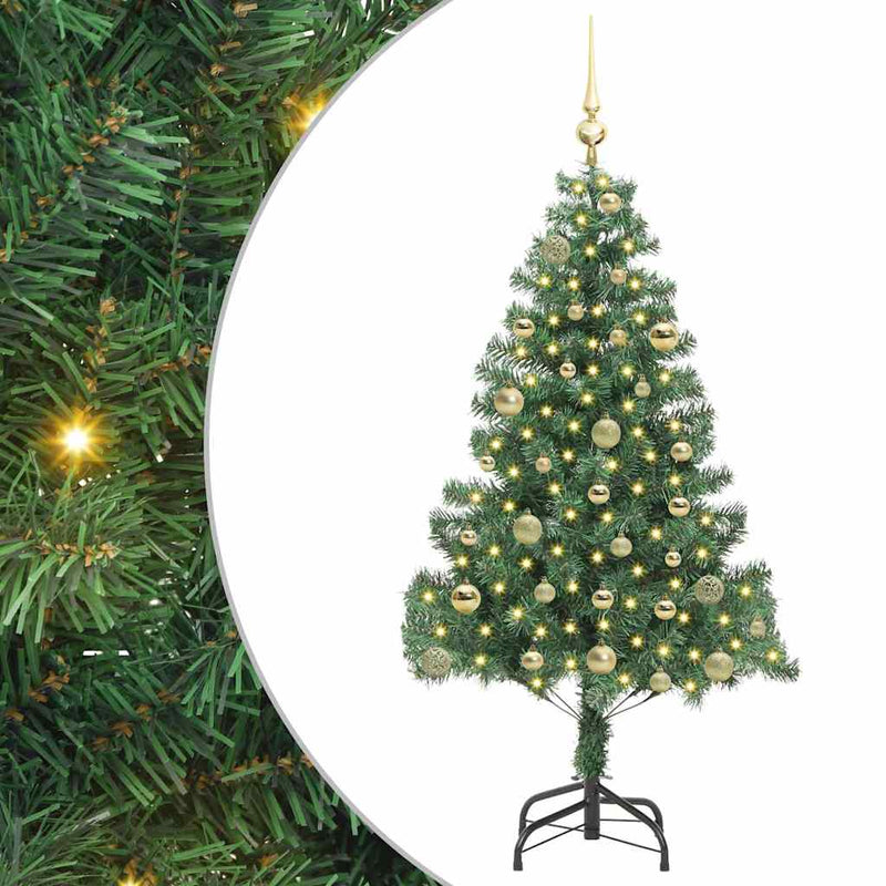 ギャラリービューアに画像をロードする, Vidaxl kerstboom met 150 led met standaard groen 150 cm pvc
