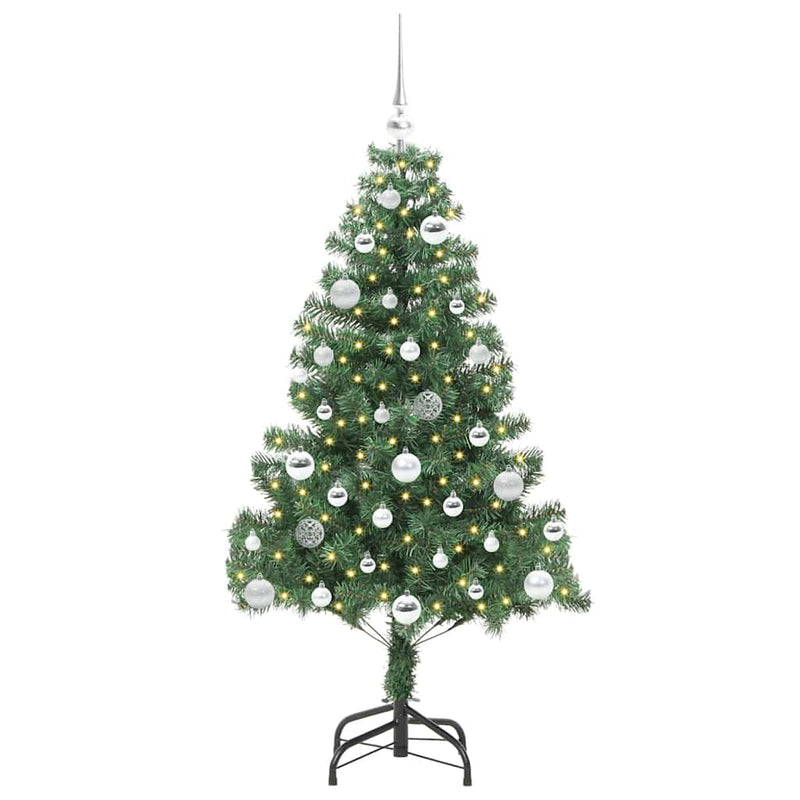 ギャラリービューアに画像をロードする, Vidaxl kerstboom met 150 led met standaard groen 150 cm pvc
