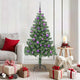 Vidaxl kerstboom met 150 led met standaard groen 150 cm pvc
