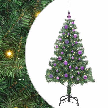 Vidaxl kerstboom met 150 led met standaard groen 150 cm pvc