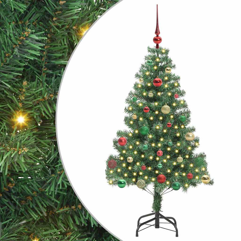 ギャラリービューアに画像をロードする, Vidaxl kerstboom met 150 led met standaard groen 150 cm pvc
