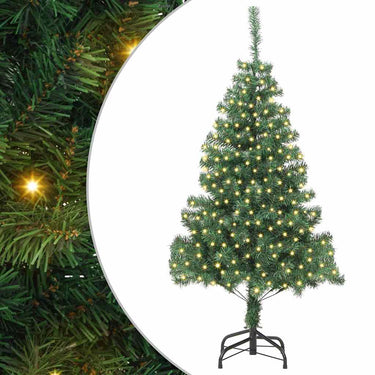 Vidaxl kerstboom met 300 led met standaard groen 180 cm pvc